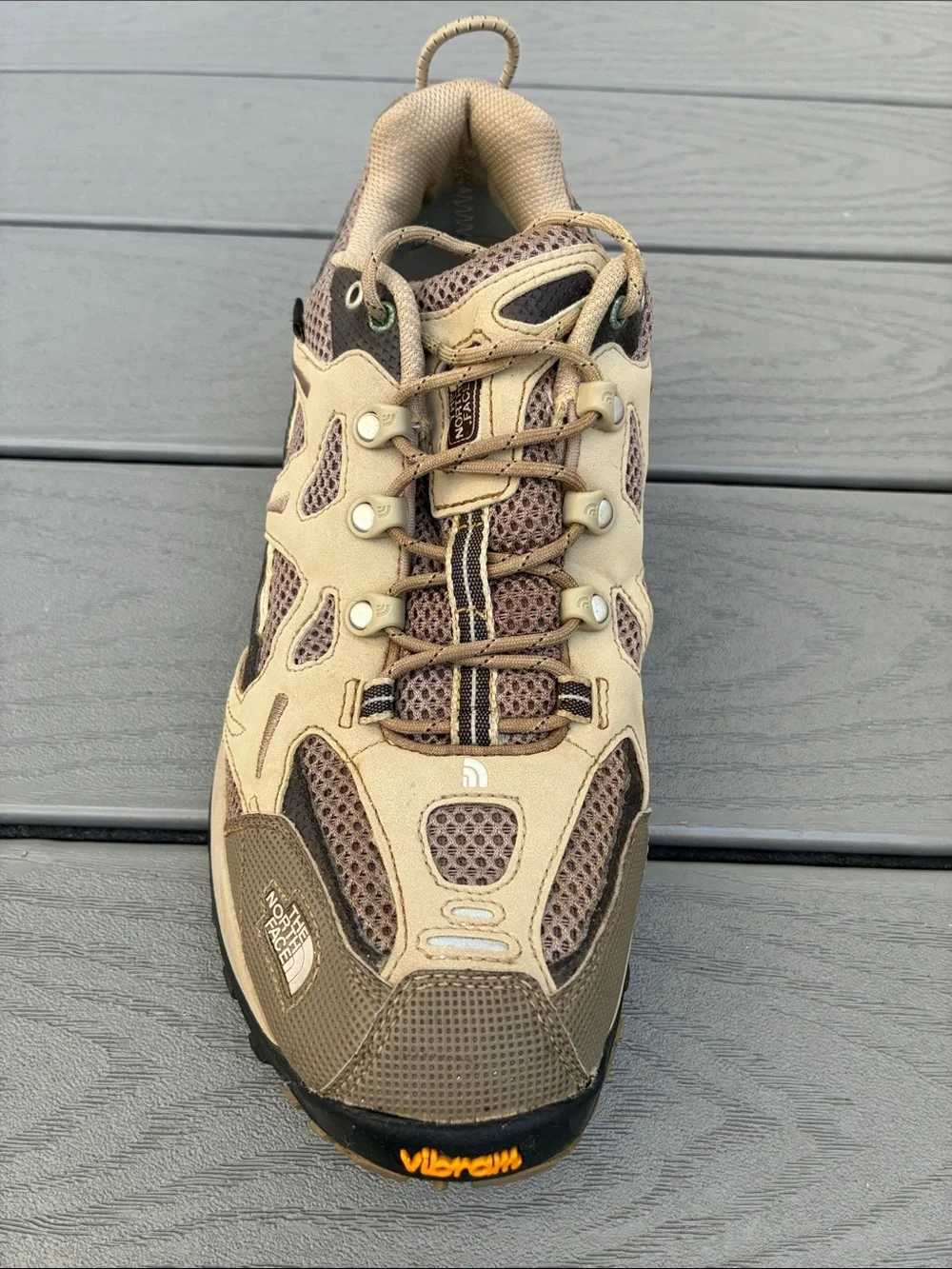The North Face Women's Single Track II Hiking Shoes Beige/Tan Size 11